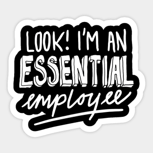 Funny Essential Employee Meme Sticker